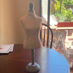 Gray Mannequin Bust for Jewelry